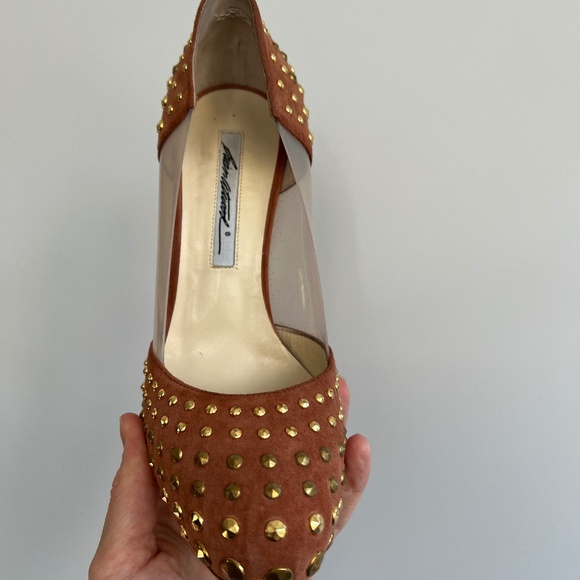 Brian Atwood Studded PVC Heels - Picture 5 of 9